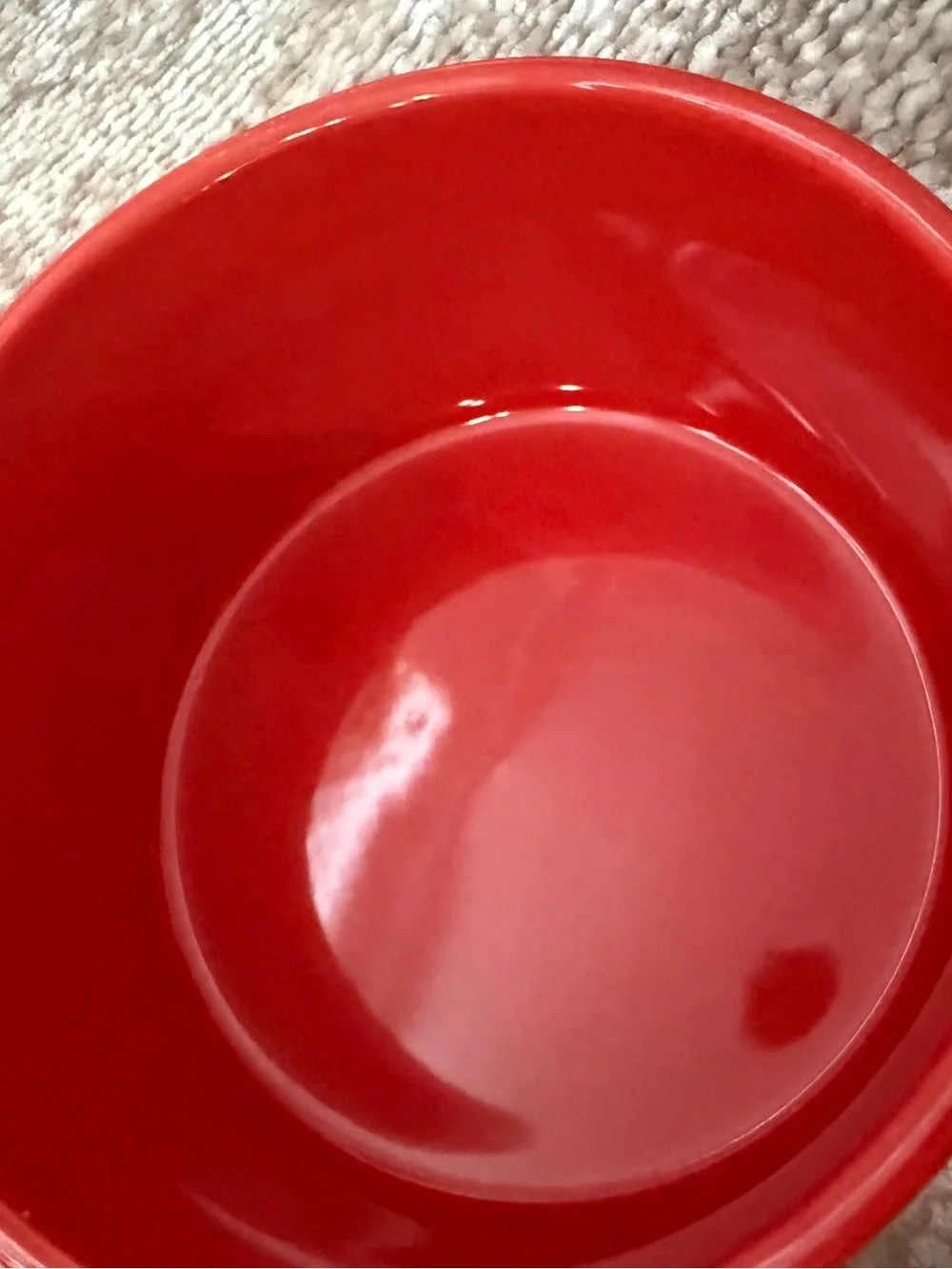 Pioneer Woman Fancy Flourish Mini Cocotte Lid  1 Quart Red Brand New Has Flaw